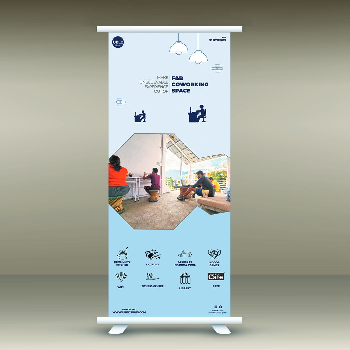  Standee design.
